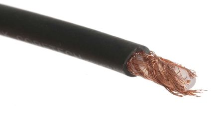 Van Damme Cable Coaxial SDI RG59, 75 Ω, Long. 100m, Funda De, Funda De PVC Negro