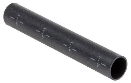 TE Connectivity Tubo Termorretráctil De Poliolefina Negro, Contracción 4:1, Ø 5.6mm, Long. 50mm, Forrado Con Adhesivo