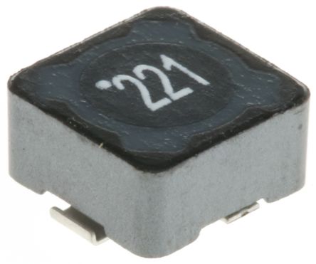 Wurth Elektronik Wurth, WE-PD Shielded Wire-wound SMD Inductor With A Ferrite Core, 220 μH ±20% Wire-Wound 440mA Idc