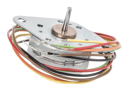 McLennan Servo Supplies Unipolar Permanent Magnet Stepper Motor 7.5&#176;, 0.9Ncm, 5 V dc, 250 mA, 6 Wires