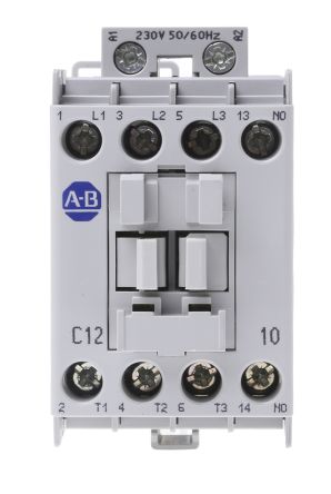 Allen Bradley Serie 100 100C Leistungsschütz / 230 V Ac Spule, 3 -polig 3 Schließer, 690 V Ac / 12 A, Motorsteuerung