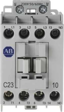 Allen Bradley Serie 100 100C Leistungsschütz / 230 V Ac Spule, 3 -polig 3 Schließer, 690 V Ac / 23 A