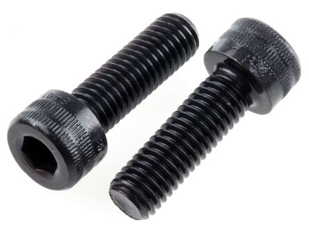 Hex Socket Cap Steel Black, Self-Colour Socket Screw, M8 x 25mm