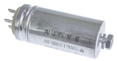 KEMET C87 Folienkondensator 10μF ±5% / 470V Ac, Schraubmontage