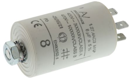 KEMET C27 Folienkondensator 8μF ±5% / 470V Ac, Schraubmontage