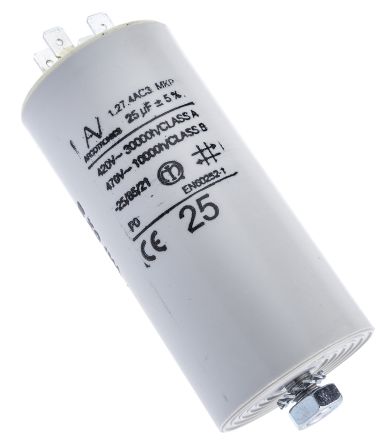 KEMET C27 Folienkondensator 25μF ±5% / 470V Ac, Schraubmontage