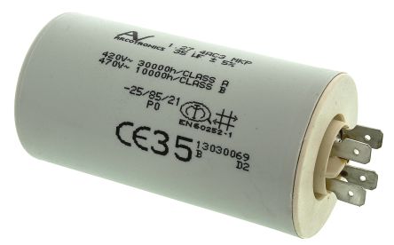 KEMET C27 Folienkondensator 35μF ±5% / 470V Ac, Schraubmontage
