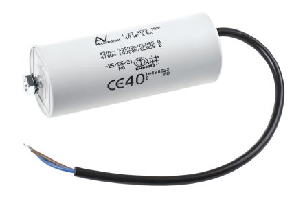 KEMET C27 Folienkondensator 40μF ±5% / 470V Ac, Schraubmontage