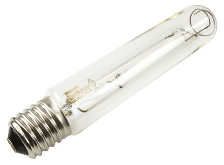 250SONTPLUS | 250 W Clear Tubular SON-T Lamp, GES/E40, 2000K, 48mm | RS  Components