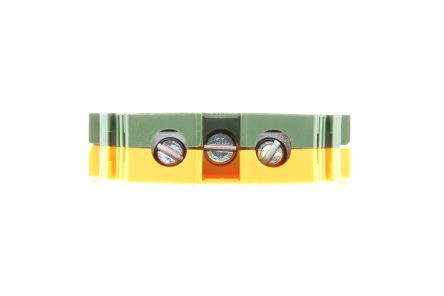 Entrelec SNA Schutzleiterklemme Einfach Grün/Gelb, 16mm², 800 V Ac / 85A