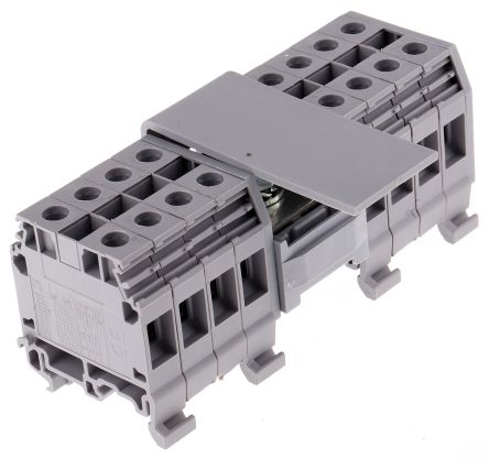 Entrelec Klemme Verteilerblock 2-polig, 6 AWG, 200A / 800 V, 10-70 Inputmm²