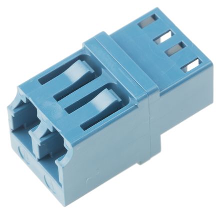 Amphenol Socapex Amphenol LWL-Adapter, LC - LC, Single Mode, Duplex, 1.55mm, Blau