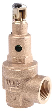 Nabic Valve Safety Products Pressure Relief Valve, 3/4in, 3/4 in BSP Female 2.5bar