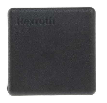 Bosch Rexroth Polypropylen Endkappe Schwarz, 30 X 30 Mm, 8mm
