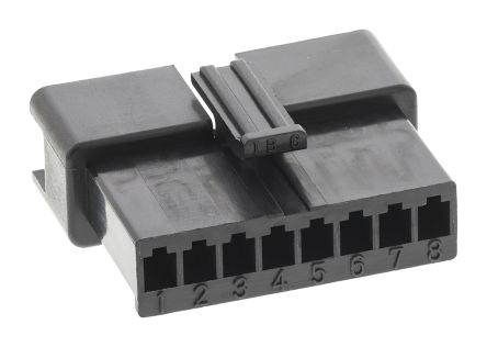 SMR-08V-B JST | JST, 8 Way, 1 Row, Straight Backplane Connector | 392 ...