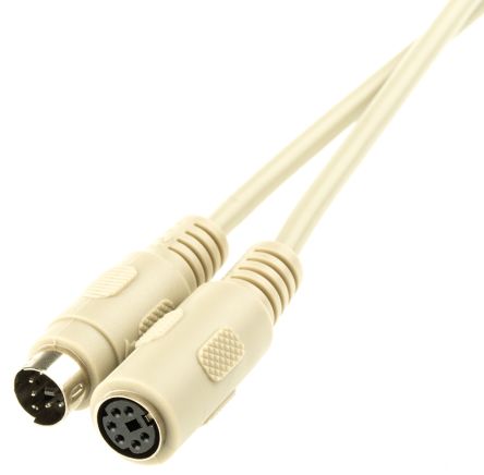 Roline PS/2-Kabel, PS/2 - Stecker, PS/2 - Buchse, 3m
