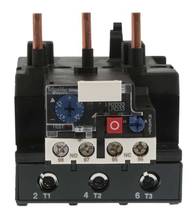 施耐德 热继电器, LRD系列, 触点额定电流 50 A, 自动，手动复位