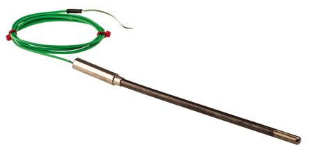 RS PRO Thermoelement Typ K / +1100°C, Fühler L 150mm, Kabel L. 1m, Edelstahl, ø 6mm