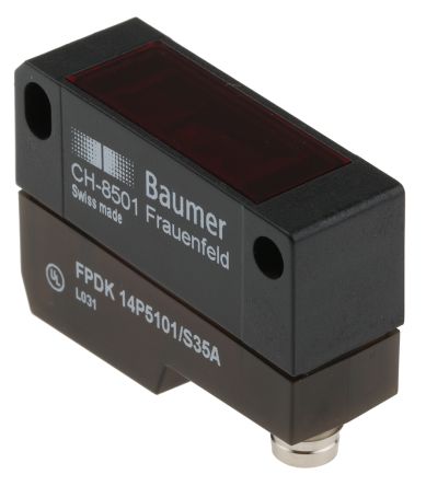 Baumer 光电传感器, FPDK 14P系列, PNP输出, 检测范围7.2 m