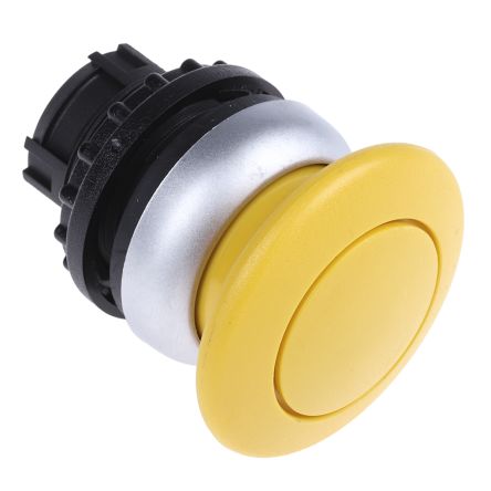 Eaton RMQ Titan Series Yellow Momentary Push Button Head, 22mm Cutout, IP66, IP67, IP69