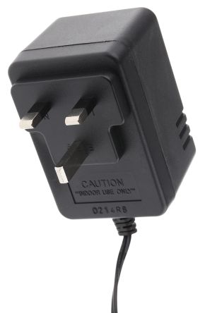 Mascot Plug In Power Supply 9V dc, 1A 1 Output, 1 x 2.1 mm with Snap-Lock, 1 x 2.5 mm with Snap-Lock