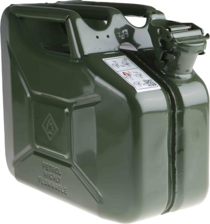RS PRO Metal Fuel Can, 10L