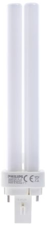 Philips Lighting G24d-3 Quad Tube Shape CFL Bulb, 26 W, 4000K, Cool White Colour Tone