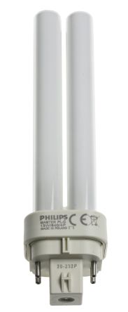 Philips Lighting Bombilla CFL 4 Tubos, 13 W G24q-1 131 Mm, 4000K, Blanco Frío