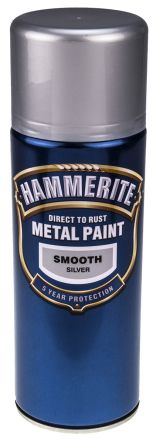 Hammerite 400ml Silver Smooth Spray Paint