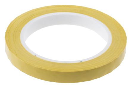 RS PRO AT4004 Isolierband, Polyester Gelb, 0.06mm X 12mm X 66m, 0°C Bis +130°C