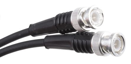 TE Connectivity Cable Coaxial RG58, 50 Ω, Con. A: BNC, Macho, Con. B: BNC, Macho, Long. 1.8m
