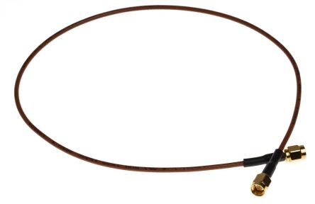 TE Connectivity Male SMA To Male SMA Coaxial Cable, 500mm, RG316 Coaxial, Terminated