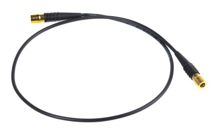TE Connectivity Cable Coaxial RG174, 50 Ω, Con. A: PYMES, Macho, Con. B: PYMES, Macho, Long. 500mm