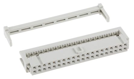 HARTING Conector IDC Hembra Serie SEK-18 De 40 Vías, Paso 2.54mm, 2 Filas, Montaje De Cable