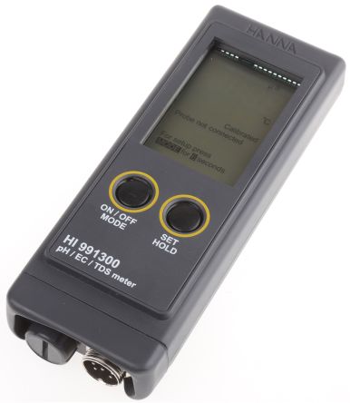 Hanna Instruments Batterie PH Messgerät, 0.01pH-Wert, 1μS/cm, 16pH-Wert Max., 0μS/cm Bis 3999μS/cm Max., +105 °C Max