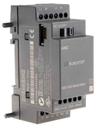 6ed1055-1ma00-0ba0 siemens logo am2 módulo de extensión dc 12//24v