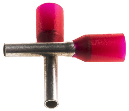 Weidmuller Weidmüller Aderendhülsen Bis 1mm², Stift ø 1.4mm, Rot, PP, 8mm, 14mm, Isoliert, 17AWG Max.