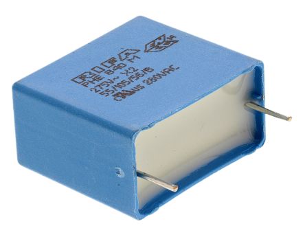 KEMET PHE840 Folienkondensator 1μF ±20% / 275V Ac, THT Raster 22.5mm