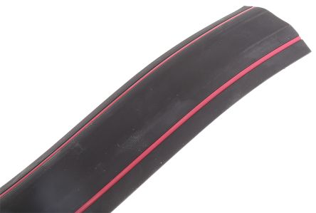 Vulcascot 3m Black/Red Cable Cover, 30 X 10mm Inside Dia.