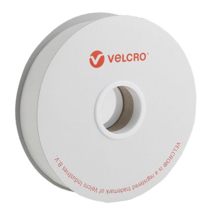 Velcro White Hook & Loop Tape, 22mm X 5m