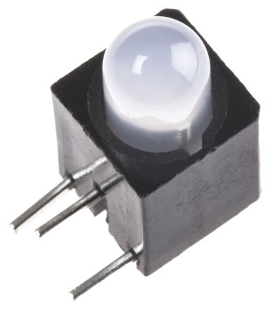 Dialight Indicateur à LED Pour CI,, 550-3505, 2 LEDs, Vert/Rouge, Traversant, Angle Droit