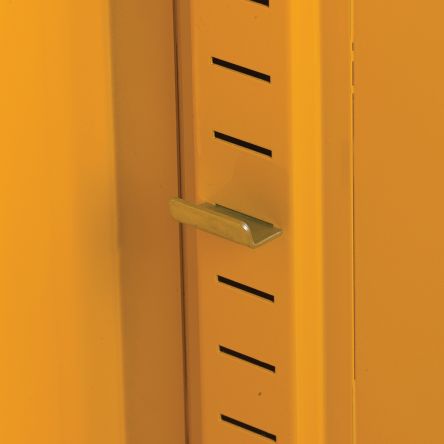 017427 Rs Pro Rs Pro Yellow Steel Lockable 1 Doors Flammable