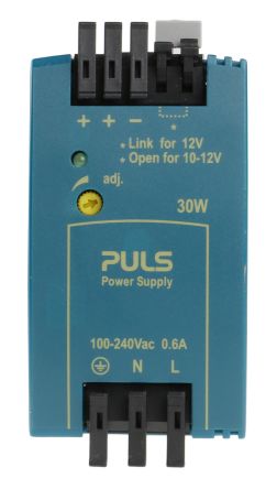 PULS MiniLine MLY Switch-Mode DIN-Schienen Netzteil 30W, 100 → 240V Ac, 12V Dc / 3A