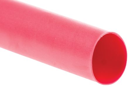 TE Connectivity 聚烯烃热缩管, ATUM系列, 12mm直径, 1.2m长, 红色, 4:1