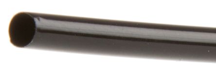TE Connectivity Gaine Thermorétractable, Dia. 2.4mm Noir Rétreint 2:1, 1.2m