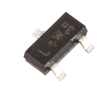 Nexperia SMD Schottky Diode, 30V / 200mA, 3-Pin SOT-23 (TO-236AB)