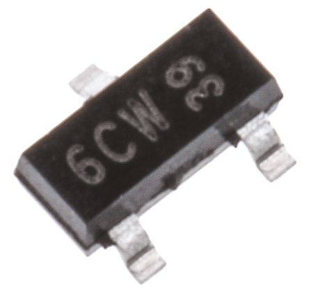 Nexperia Transistor, NPN Simple, 500 MA, 45 V, SOT-23 (TO-236AB), 3 Broches