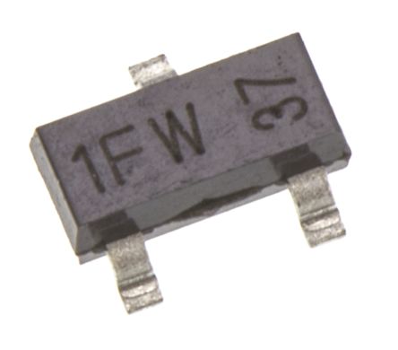Nexperia BC847B,215 SMD, NPN Transistor 45 V / 100 MA 100 MHz, SOT-23 (TO-236AB) 3-Pin