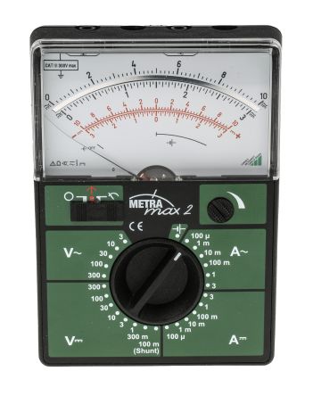 Gossen Metrawatt Gossen METRAmax 2 HandAnalog Analoge Multimeter, CAT III, 10 MΩ