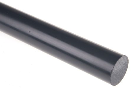 RS PRO PVC-Rundstab, PVC Grau 1.47g/cm³, Ø 30mm X 1m